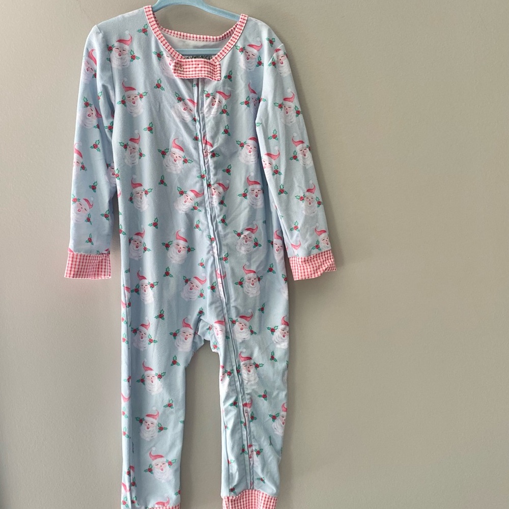 Toddler Christmas pjs vintage Santa